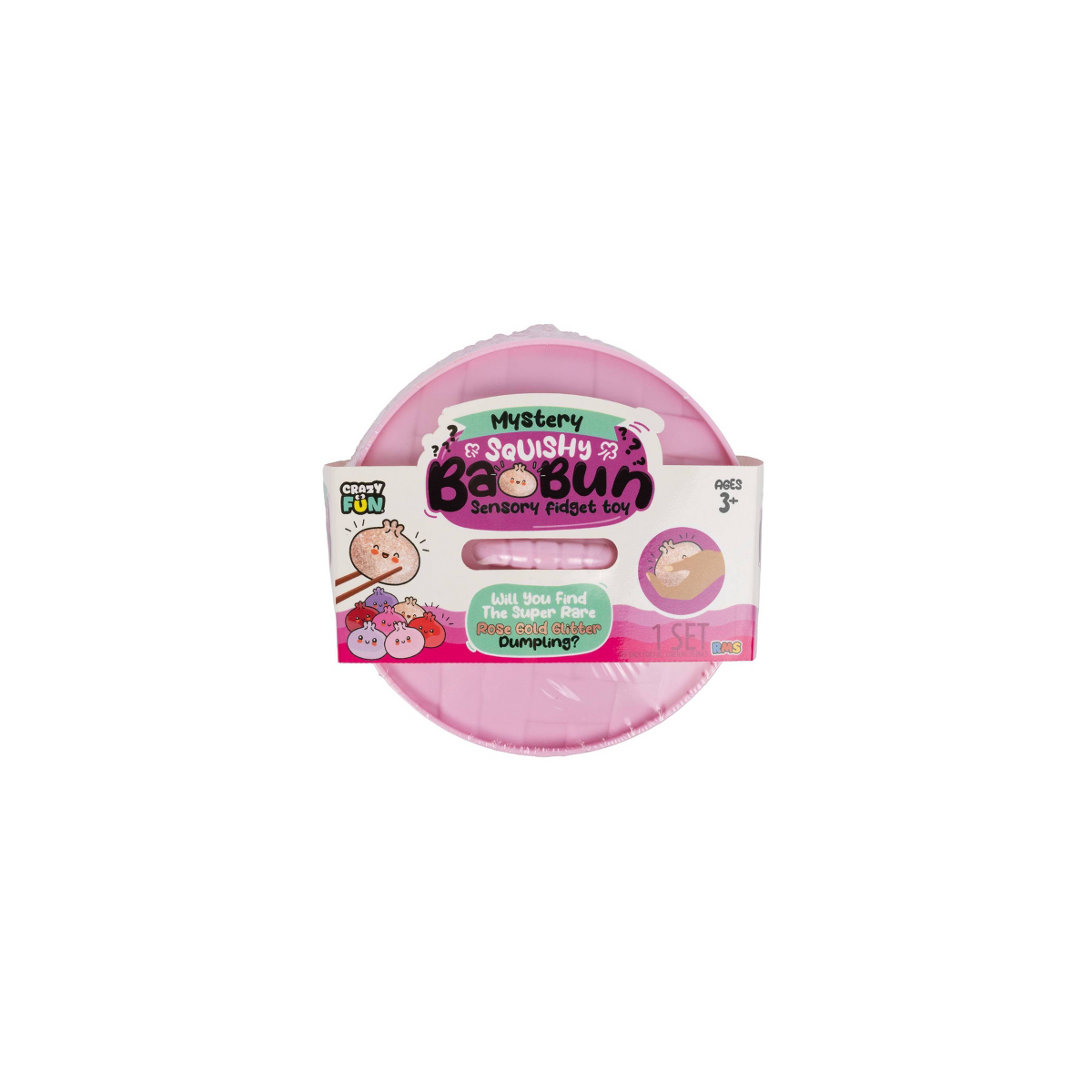 Squishy Glitter Dumpling Stress Toy